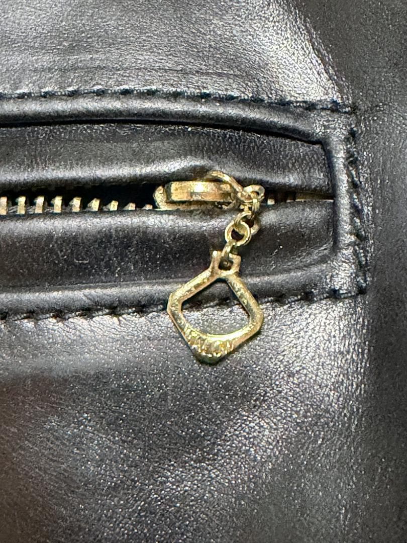 美品／J.Lサイン入】エアロレザー ハーフベルト 38 自立 ホースハイド