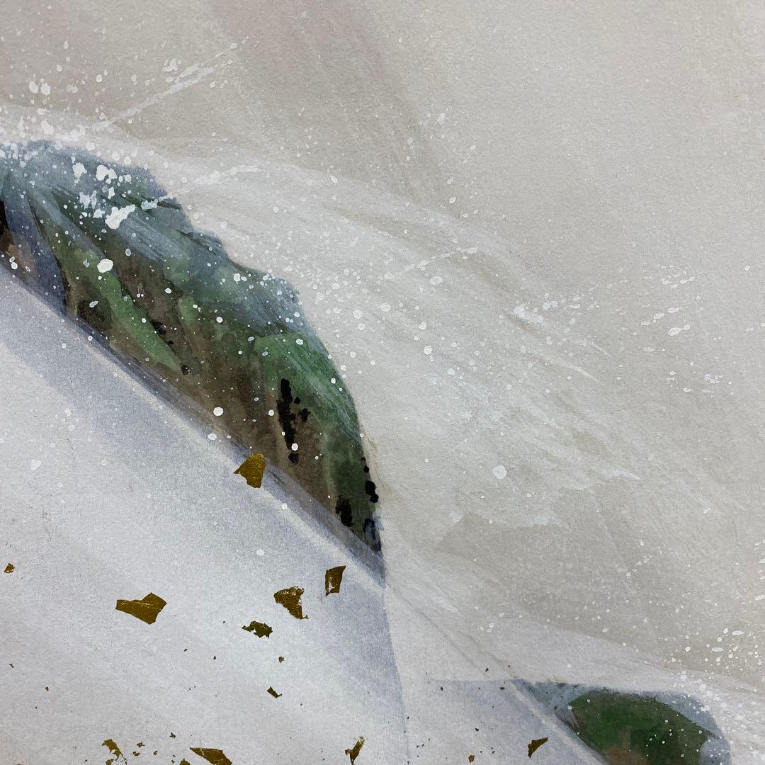 美品 掛け軸 前川聖牛作 大幅！昇鯉図 共箱 縁起物 真筆証明書 - メルカリ