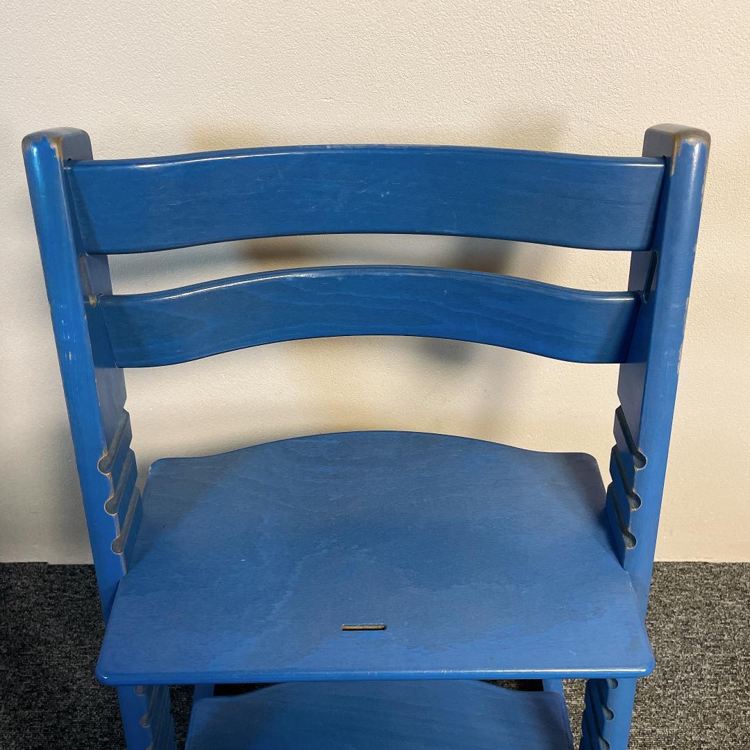 2/12まで！ ストッケ トリップトラップ 廃盤カラー ダークブルー