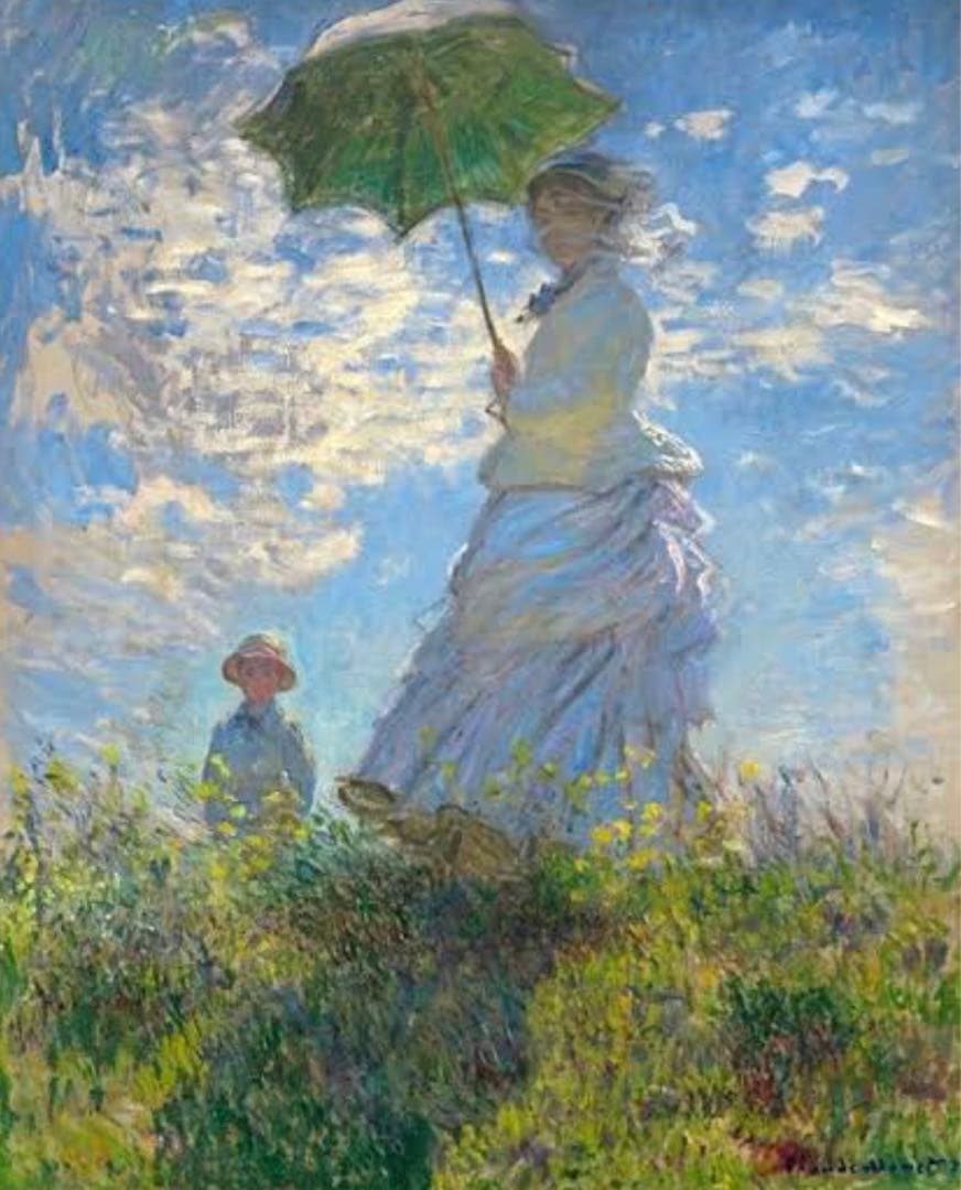 模写画⭐︎肉筆油絵画F20⭐︎モネ『日傘の婦人』