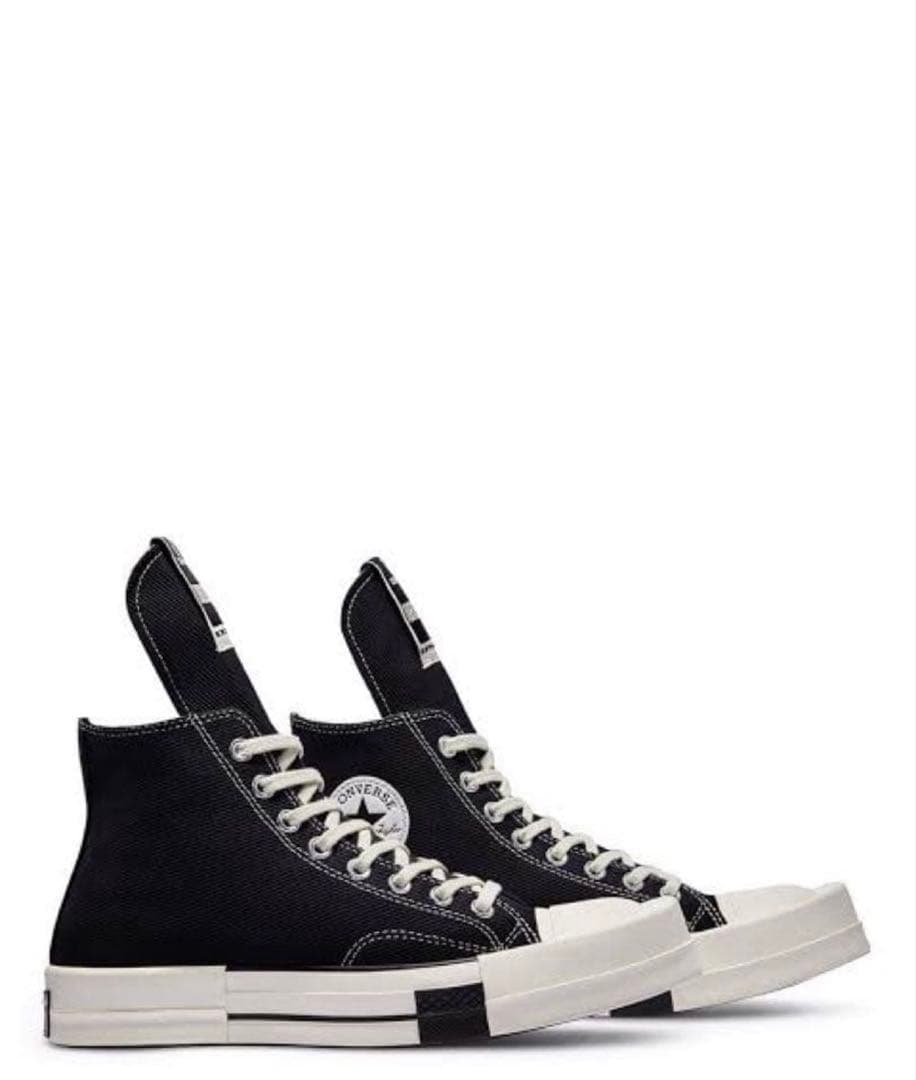 rick owens×converse DRKSHDW x Converse Turbodrk high-top sneakers in grey - Rick Owens