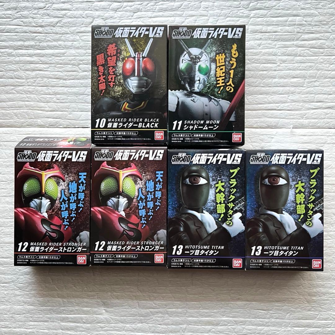 SHODO仮面ライダー3　　6種セット