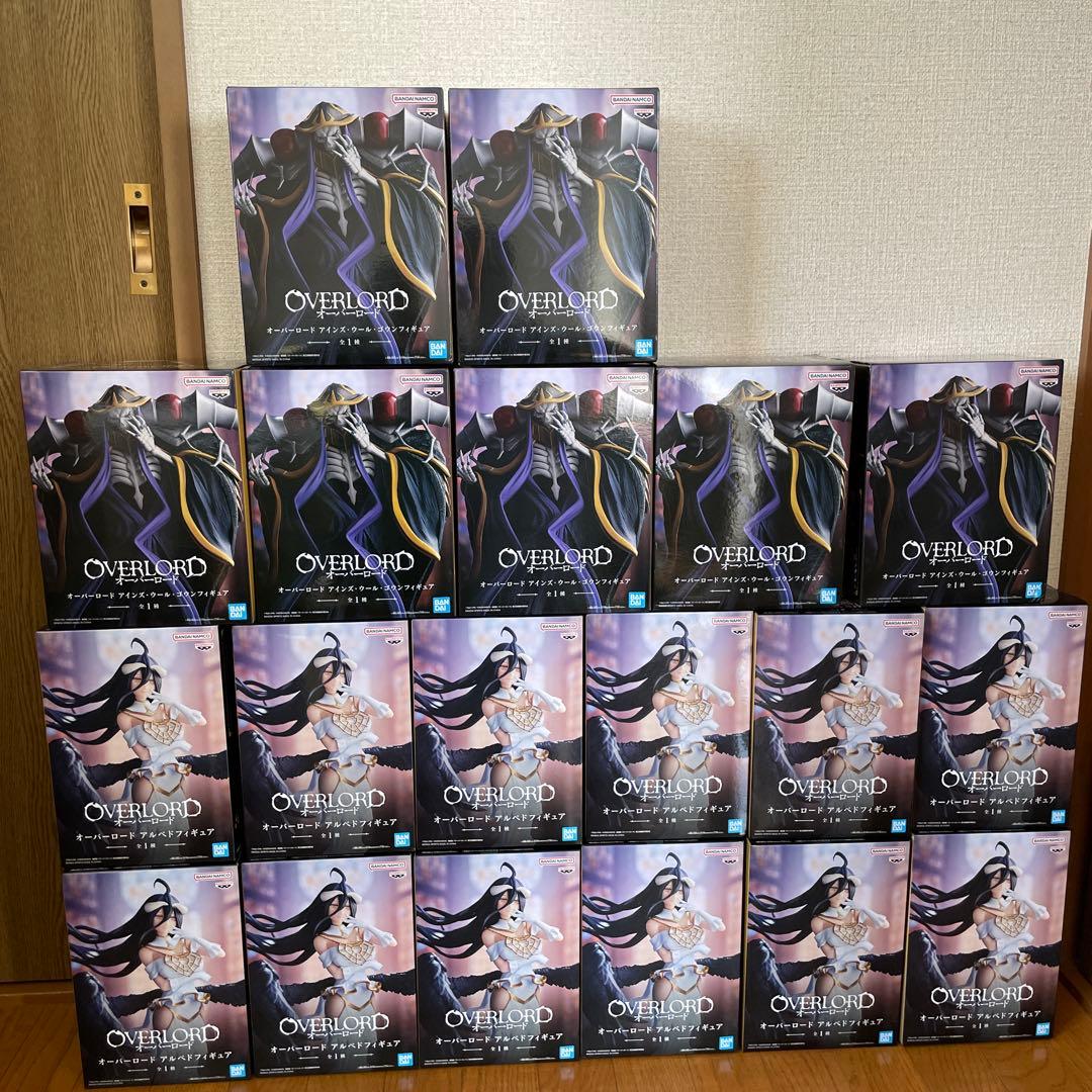 25 オーバーロード　アインズ　アルベド　フィギュア