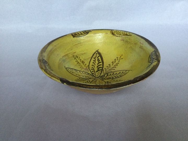 フランス　陶器　絵皿