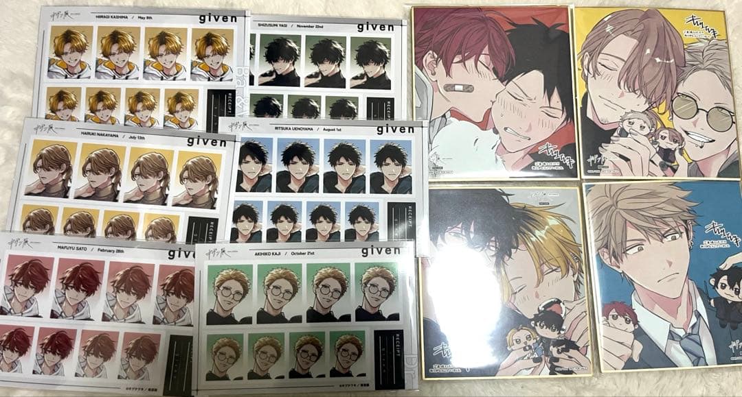 ギヴン展 ENCORE 入場特典 ミニ色紙 4種 コンプリートセット - メルカリ