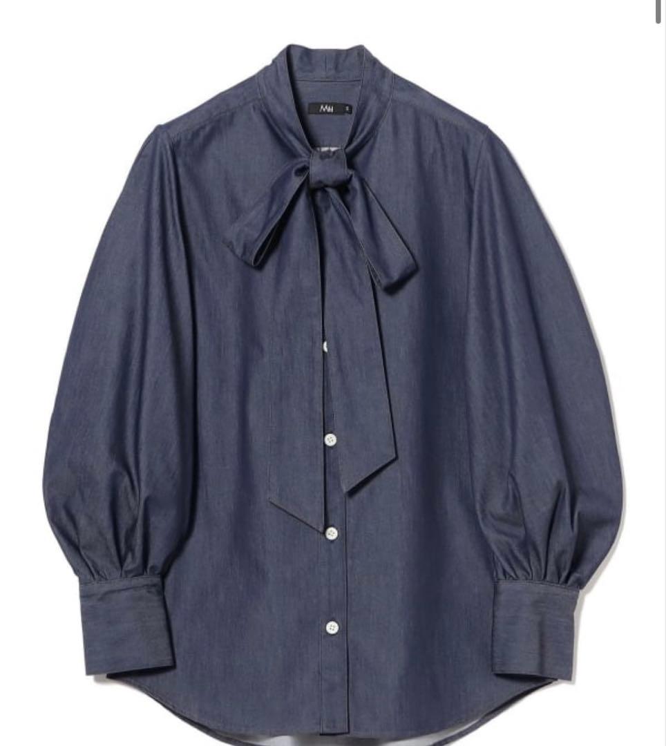【新品　未使用】M・fil デニムタイ ブラウス　38 SHIRT / BLOUSE – M・fil 公式オンラインショップ