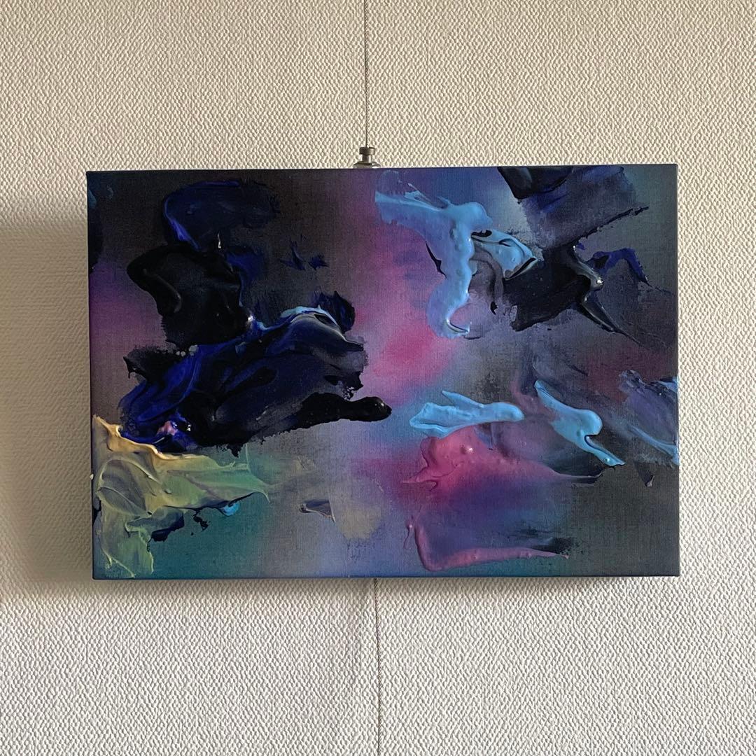 Kishimoto Kozo 抽象画 絵画 ミクストメディア 現代美術　アート