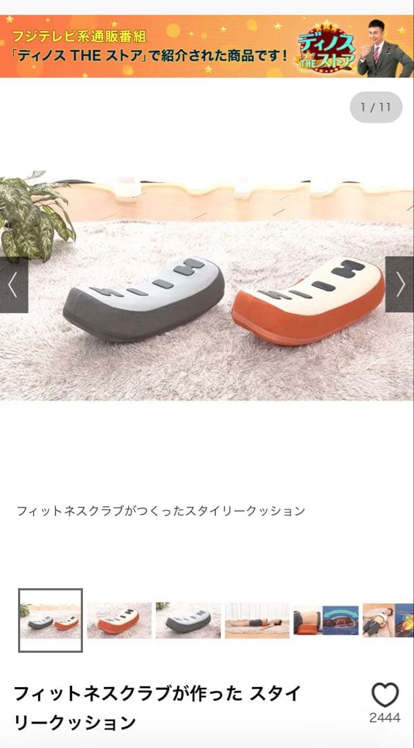 フィットネスクラブ スタイリッククッション