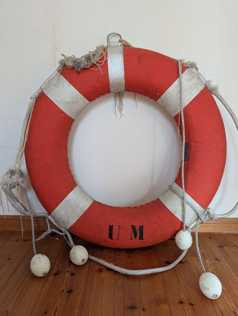 アメリカ軍放出品 浮き輪 救命浮環 ビンテージ ディスプレイ アメリカ雑貨