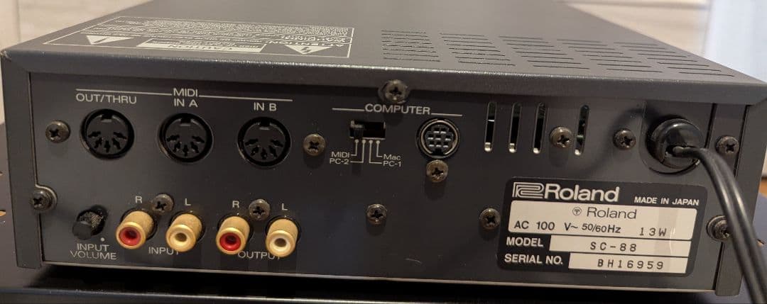 Roland SC-88 Sound Canvas MIDI音源モジュール - メルカリ