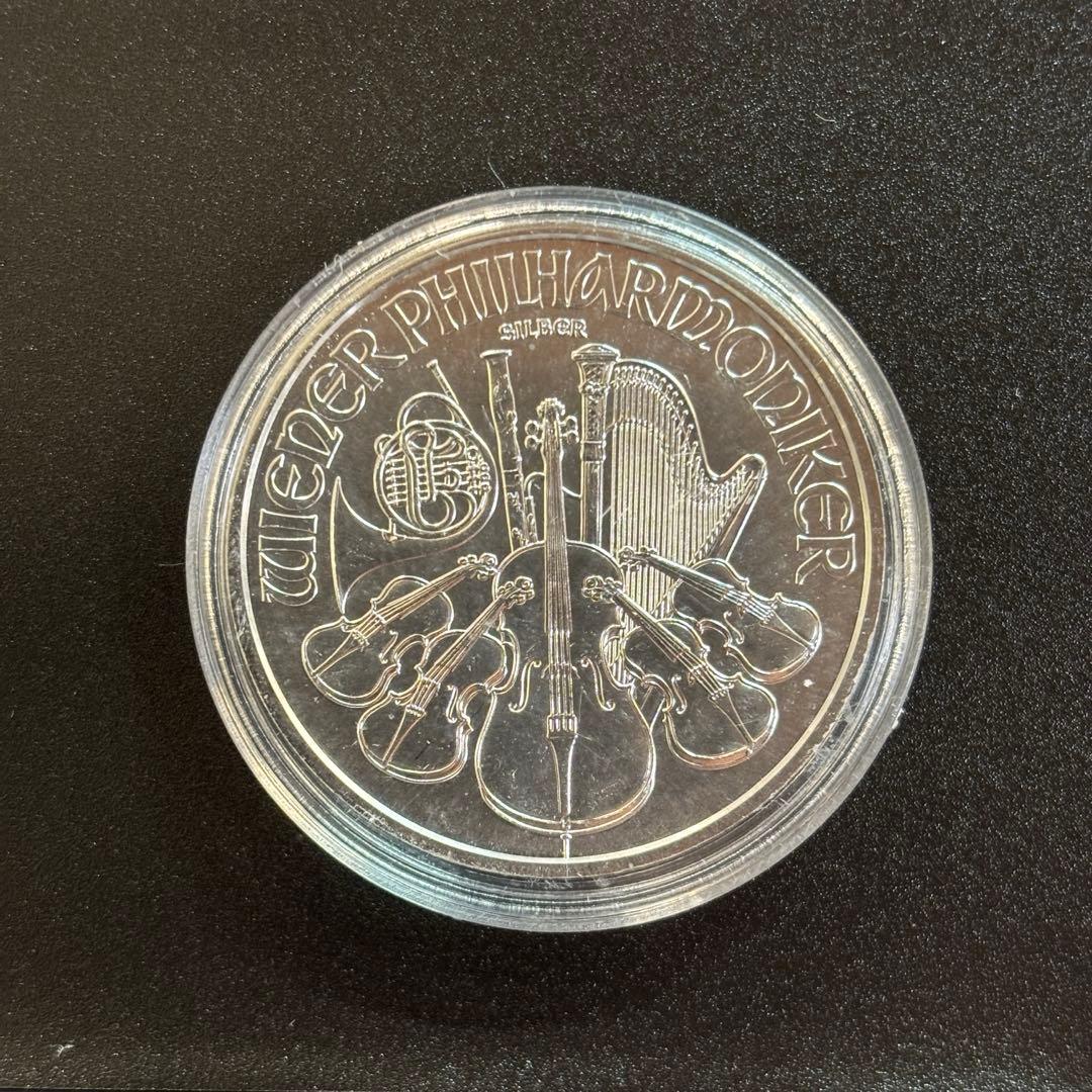 2020年　1オンス　銀貨　オーストリア　フィルハーモニー　ケース付き 2025年 オーストリア ウィーンフィル 1.5ユーロ 1オンス 銀貨 NGC社