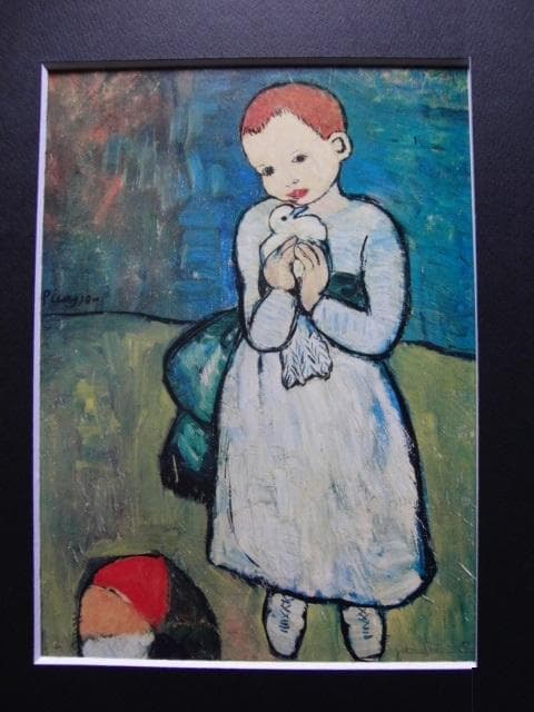 パブロ・ピカソ、Child with a dove、希少な画集より