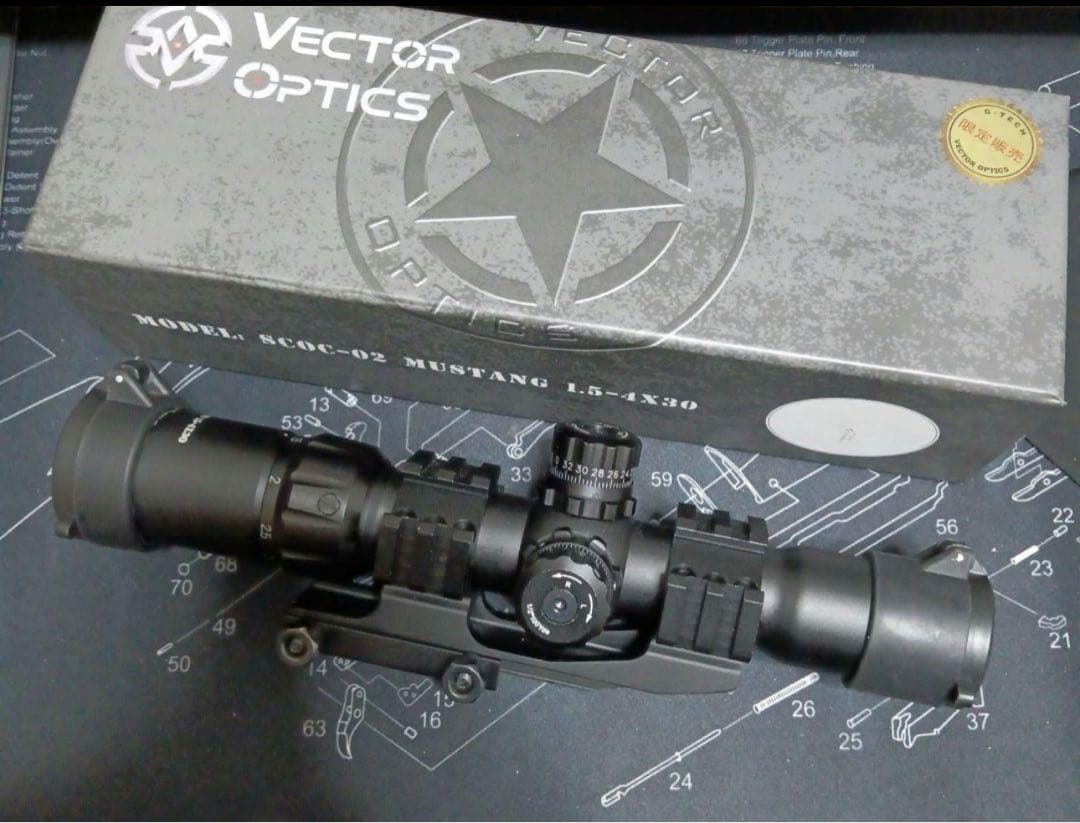 Vector Optics Scoc 02 Mustang スコープ Mustang 1.5-4×30 ｜ Vector Optics 日本公式サイト