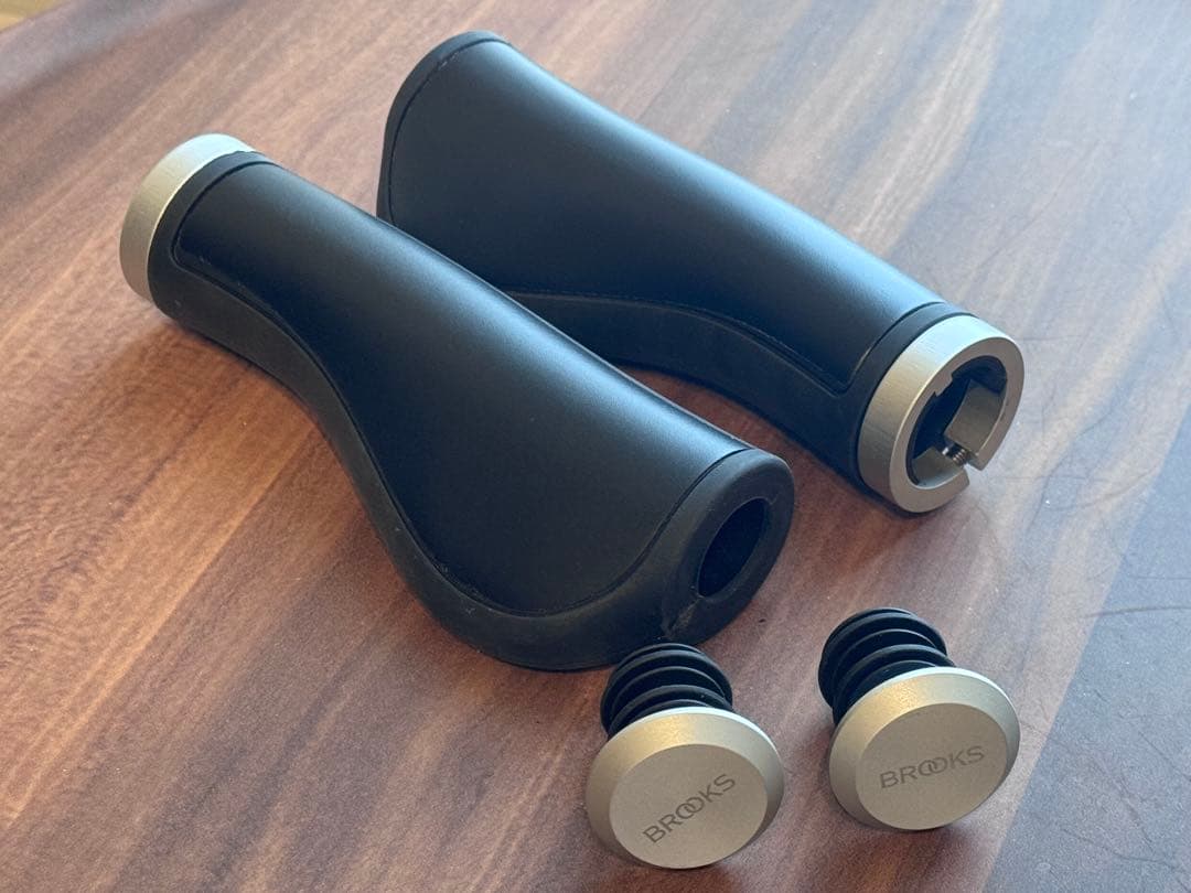 BROOKS ERGONOMIC LEATHER GRIP 黒130/130mm