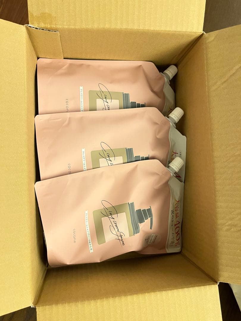 coconeシャンプー ココネ（cocone） クレイクリームシャンプー モイスト 詰め替え 400g