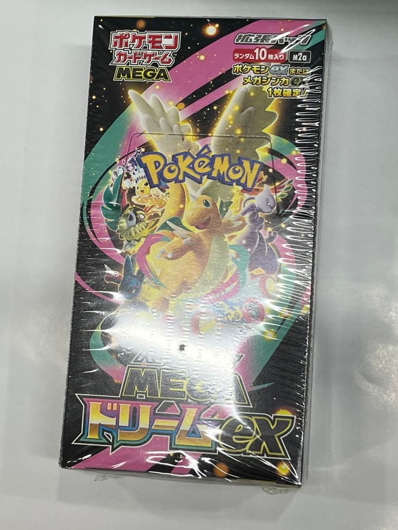 【新品・未開封】ポケモンカードゲーム MEGAドリームex シュリンク付き