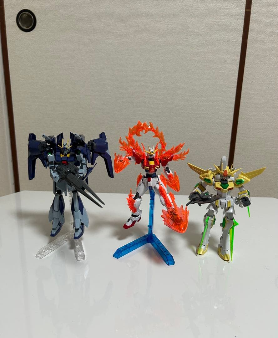 HG トライファイターズ　セット バンダイ(BANDAI)|HGプラモデル ガンダムビルドファイターズトライ