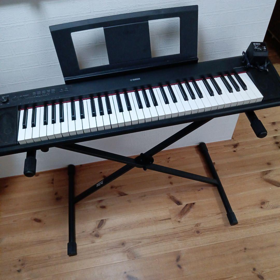 YAMAHA NP-12 piaggero 61鍵盤 電子キーボード スタンド付