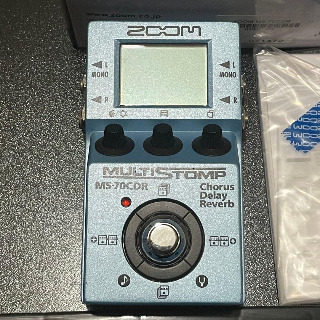 ZOOM MS-70CDR 中古　作動品　マルチストンプ　空間系　ステレオ入出力