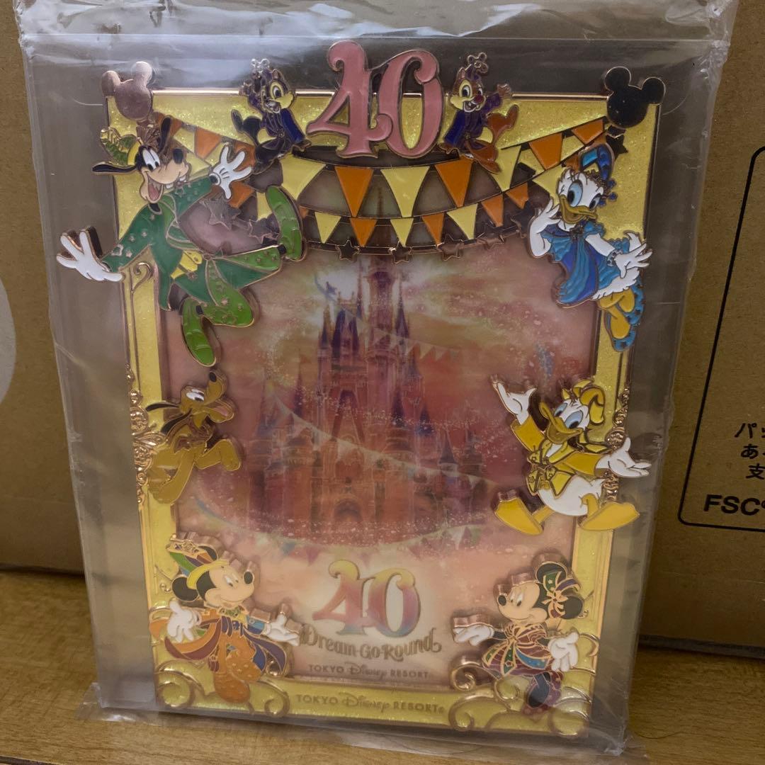 ディズニー40周年フォトフレーム 40周年の撮影フレーム…か、かわいいィィィィィィィィィィ❗️ | 高校生