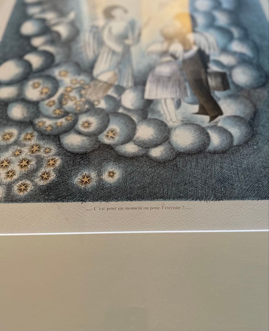 超特大 レイモンペイネ 『どうぞお泊まりを』 リトグラフ 大型