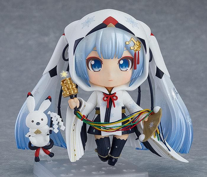 ねんどろいど　雪ミク　タンチョウ巫女Ver.　初音ミク　ボーカロイド　欠品なし