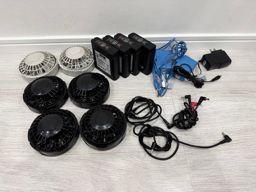 まとめ売り！！！空調服　バッテリー、ファンセット