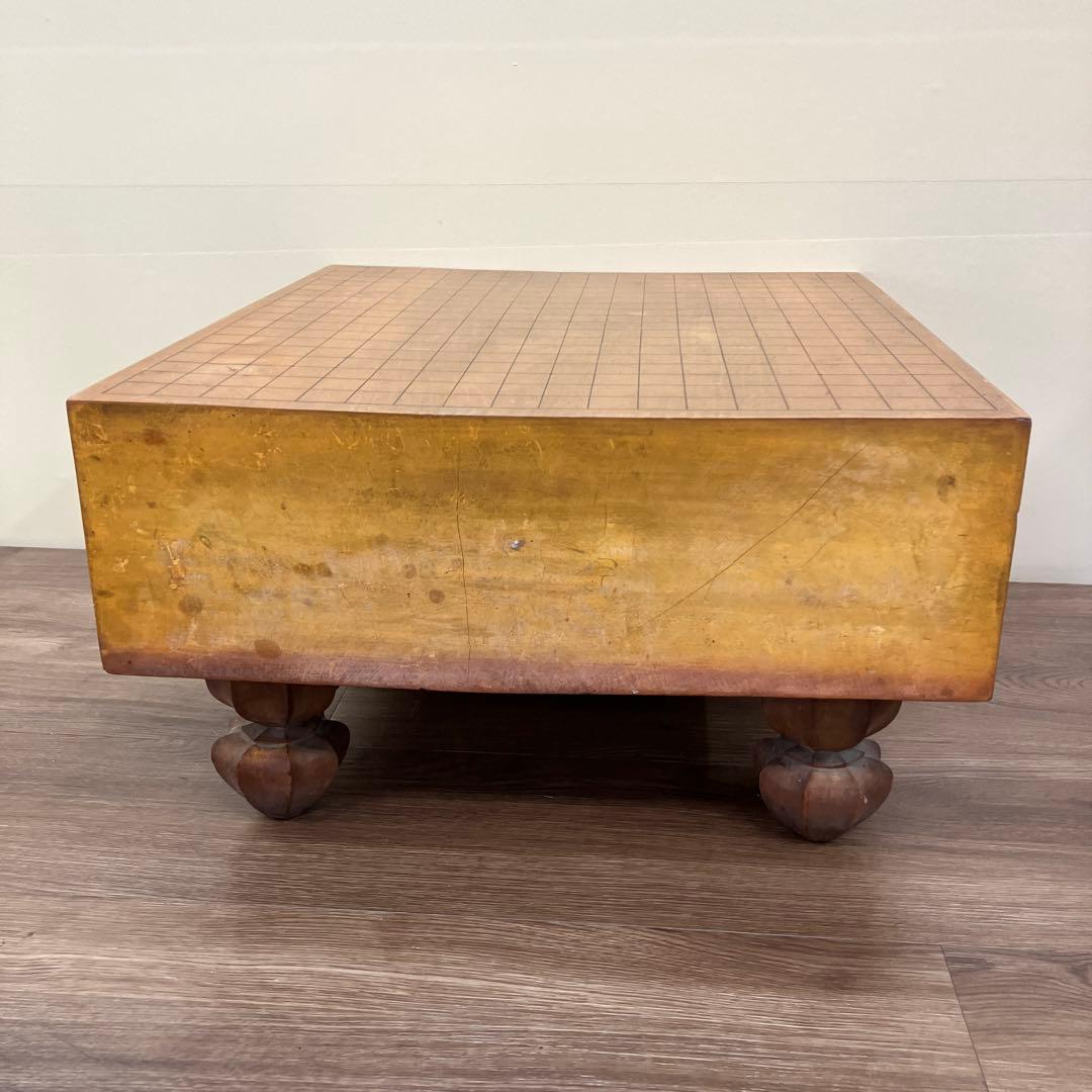 B-3 囲碁盤 足付き 脚付碁盤 天然木 碁道具 昭和レトロ ヴィンテージ