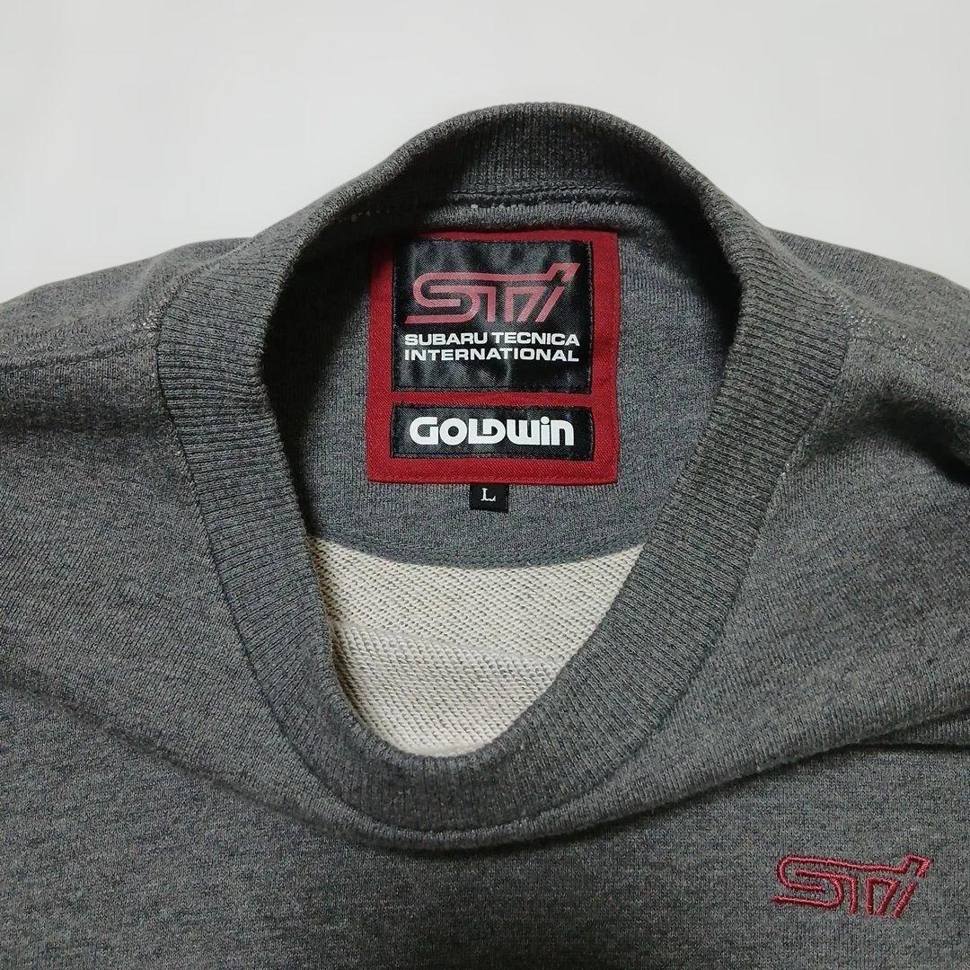 ☆レア☆スバル STI ゴールドウイン製 袖ロゴ トレーナー サイズL