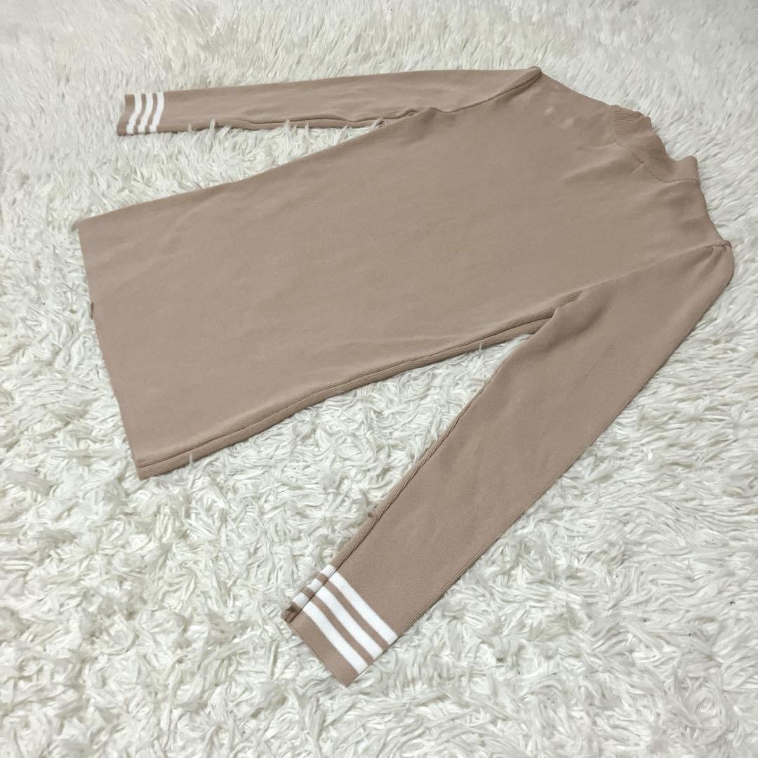 美品♡BORDERS at BALCONY パールレーヨンニット36 ベージュ - メルカリ