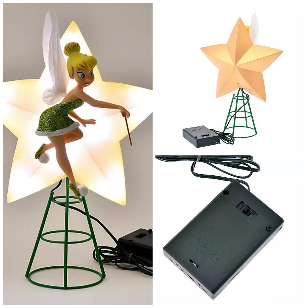 ティンカー・ベル オーナメント・クリスマスツリートッパー ライト