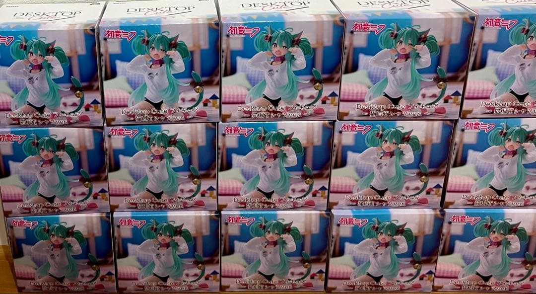 初音ミク Desktop Cute フィギュア 猫耳Tシャツver.