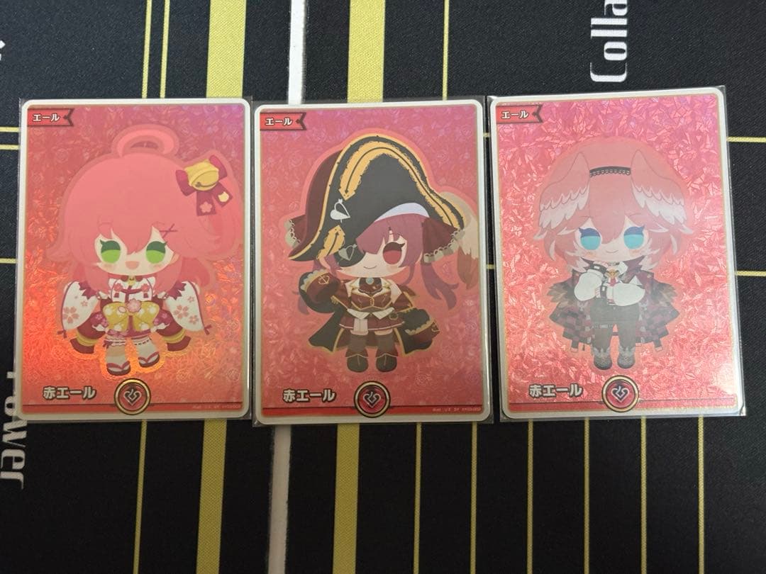 ホロカSY 赤エール さくらみこ、宝鐘マリン、鷹嶺ルイ 3枚セット