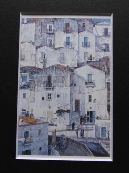 長谷川仂、晴れた日、希少な画集より、新品高級額・額装付