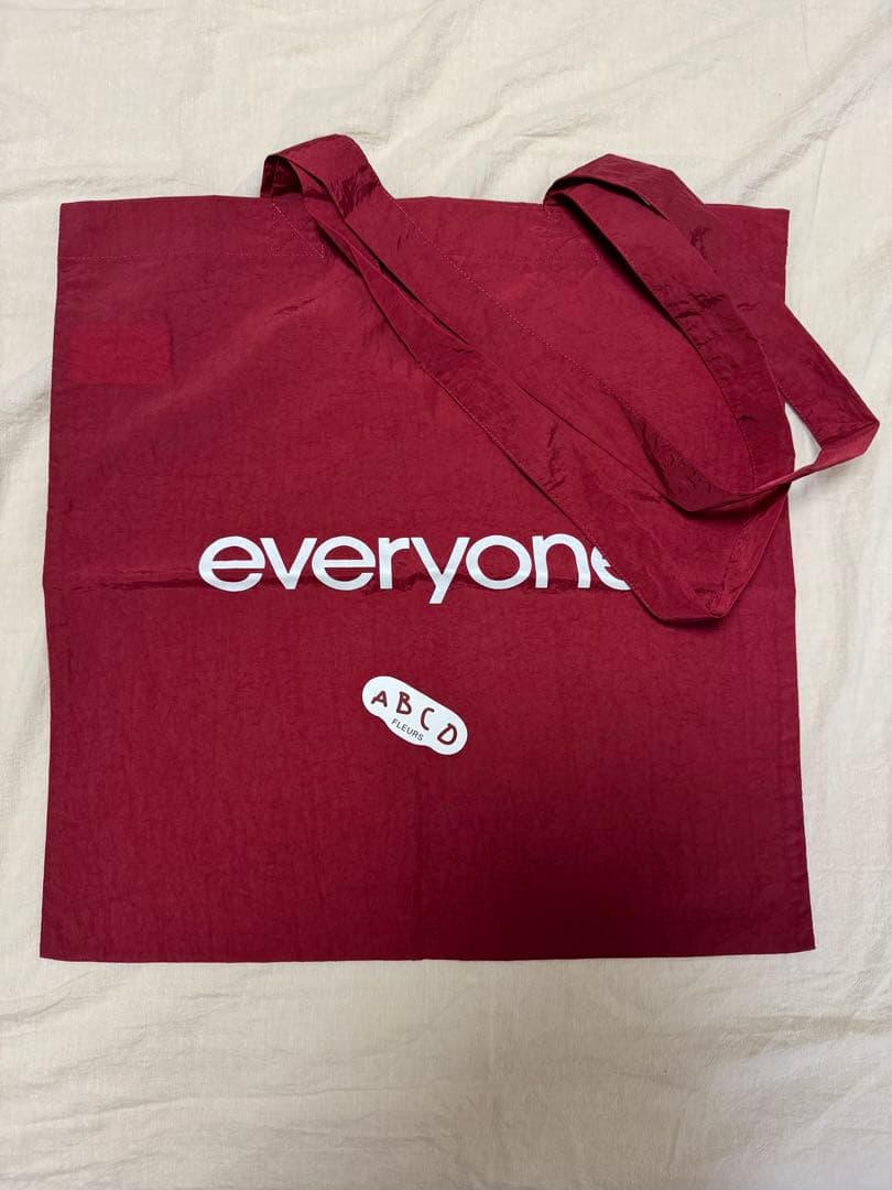 abcd fleurs トートバッグ everyone ステッカー 67e73a5a62fb552bdcccb2d1204da7