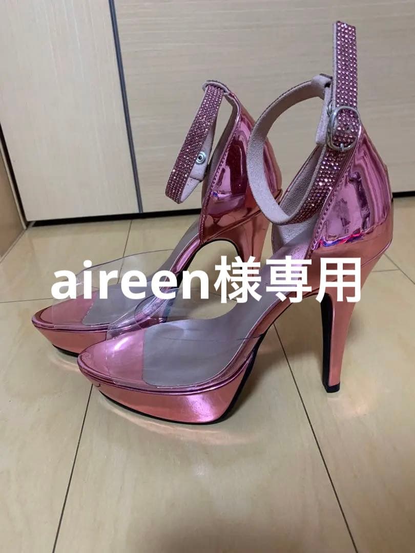 ベストボディジャパン用ヒール ピンク 23cm