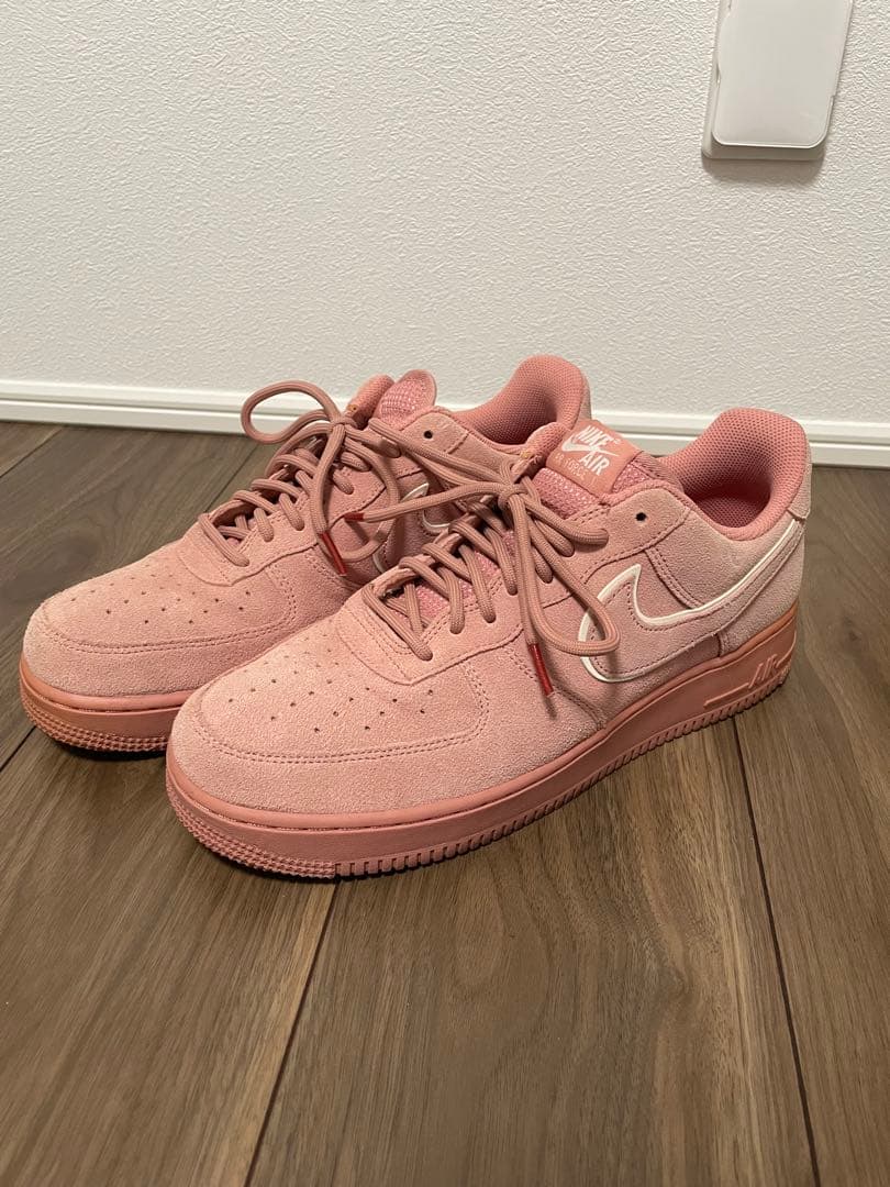 エアフォース１　27センチ　スウェードのピンク 楽天市場】【 NIKE AIR FORCE 1 07 LV8 SUEDE 'PARTICLE PINK
