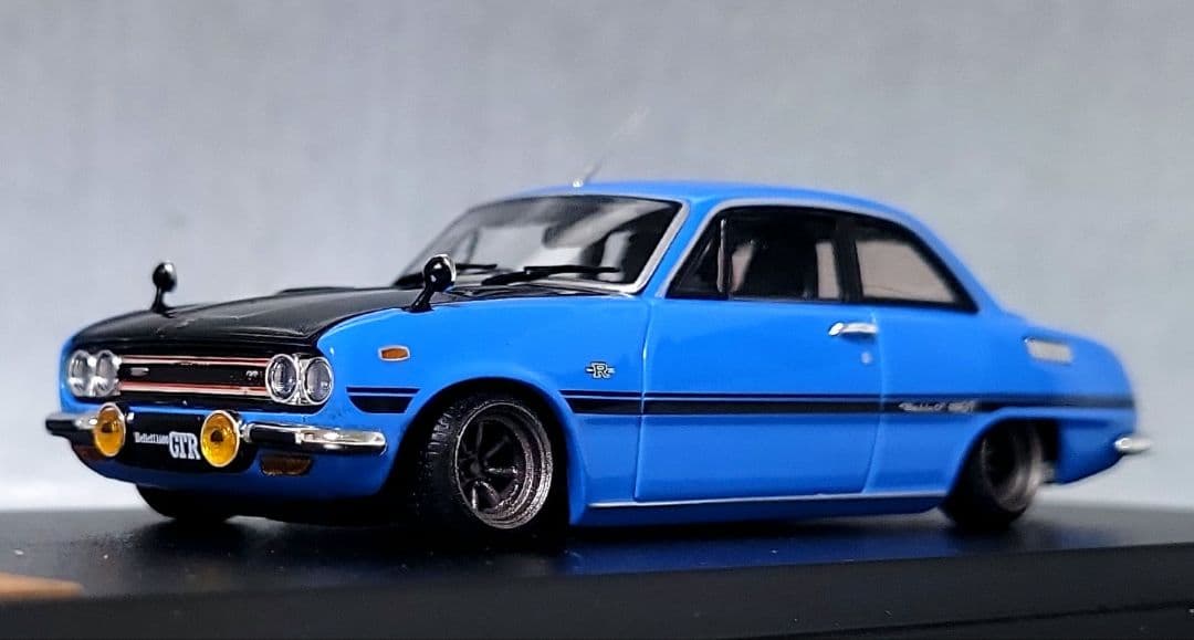 1/43　いすゞ　ベレット改　1600GT　ワタナベ　ホイール　アルミ製　深リム
