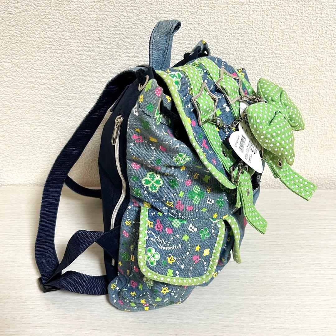 y2k 平成ギャル 平成女児 クローバー リュックサック バッグ 鞄