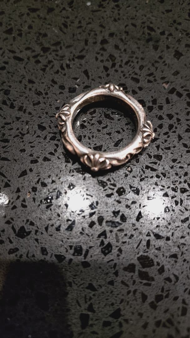 M*i様 クロムハーツ SBT BAND/SBTバンドシルバーリングメンズ 17