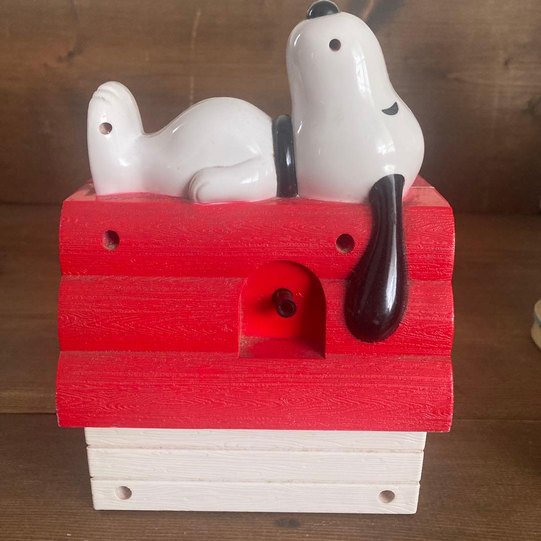 Vintage Peanuts レトロ スヌーピー 置時計 温度計フィギュア - メルカリ