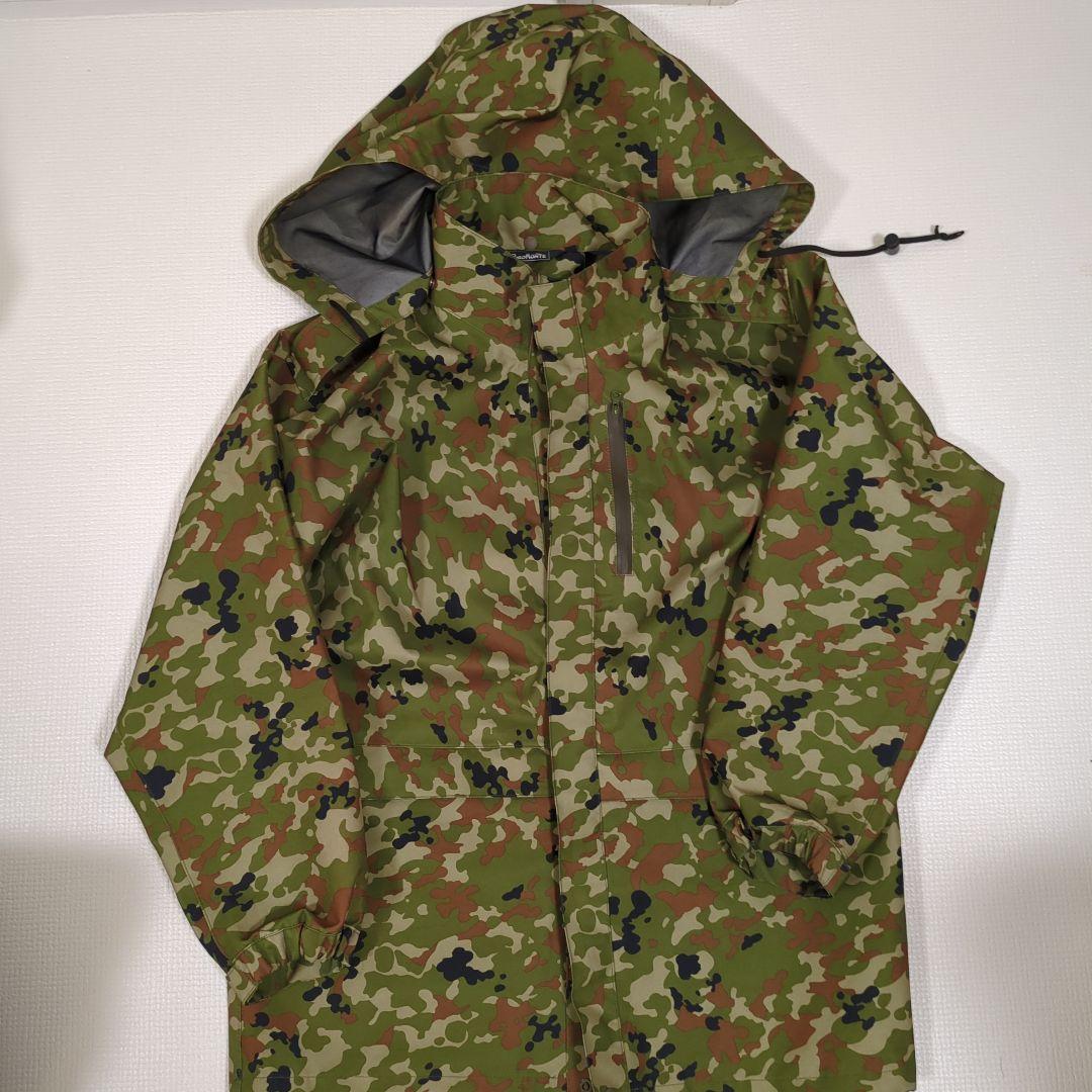 自衛隊 雨衣 上下セット ゴアテックス フード付M