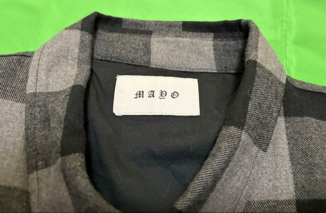 DJふぉい着用】MAYO FGMNチェックシャツ XL美品 メイヨー
