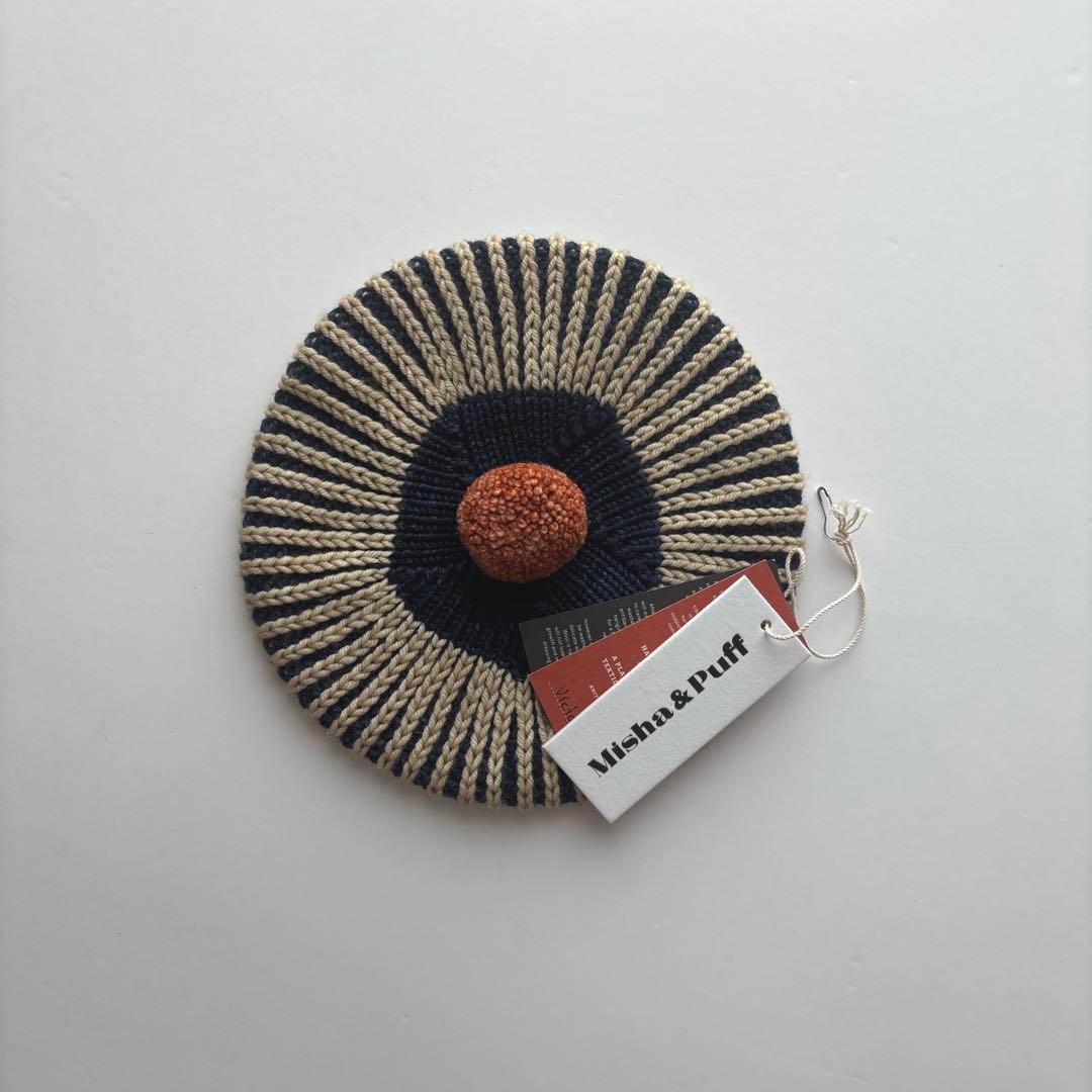 misha&puff ベレー帽 2-4y