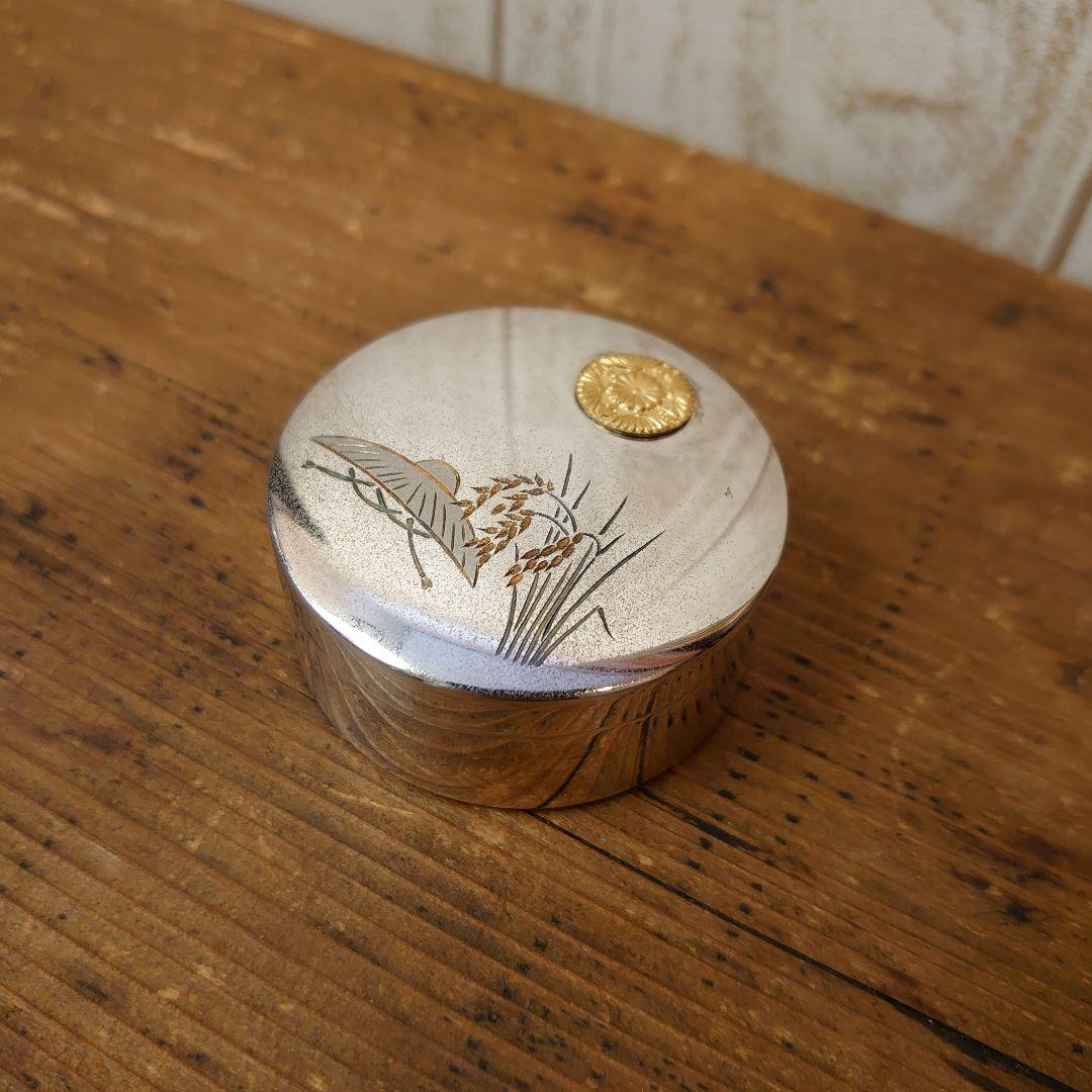 ボンボニエール 皇室 三笠宮家 家紋 銀製