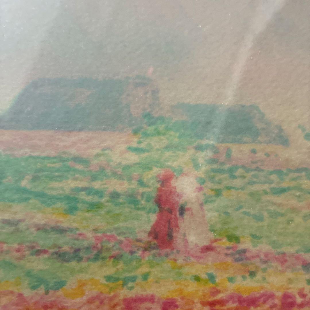 クロード・マヌキアン　反射光　大きなリトグラフ