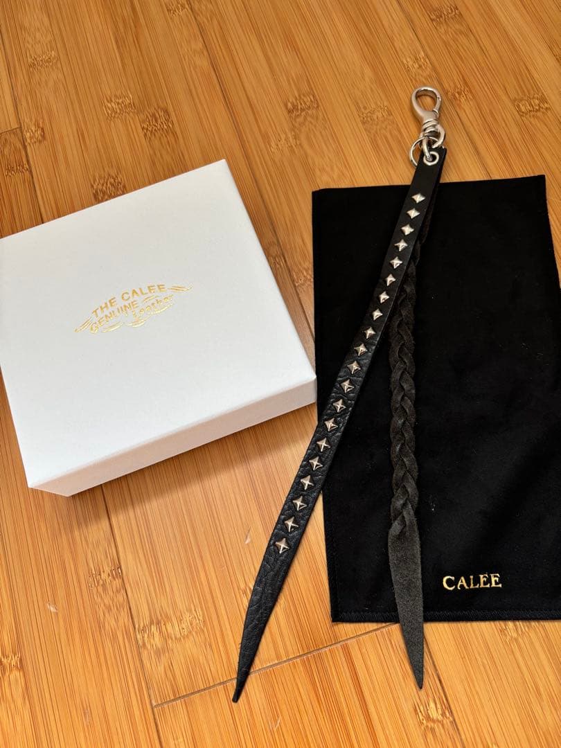 小物 STUDS & KNITTING LEATHER KEY RING 24AW