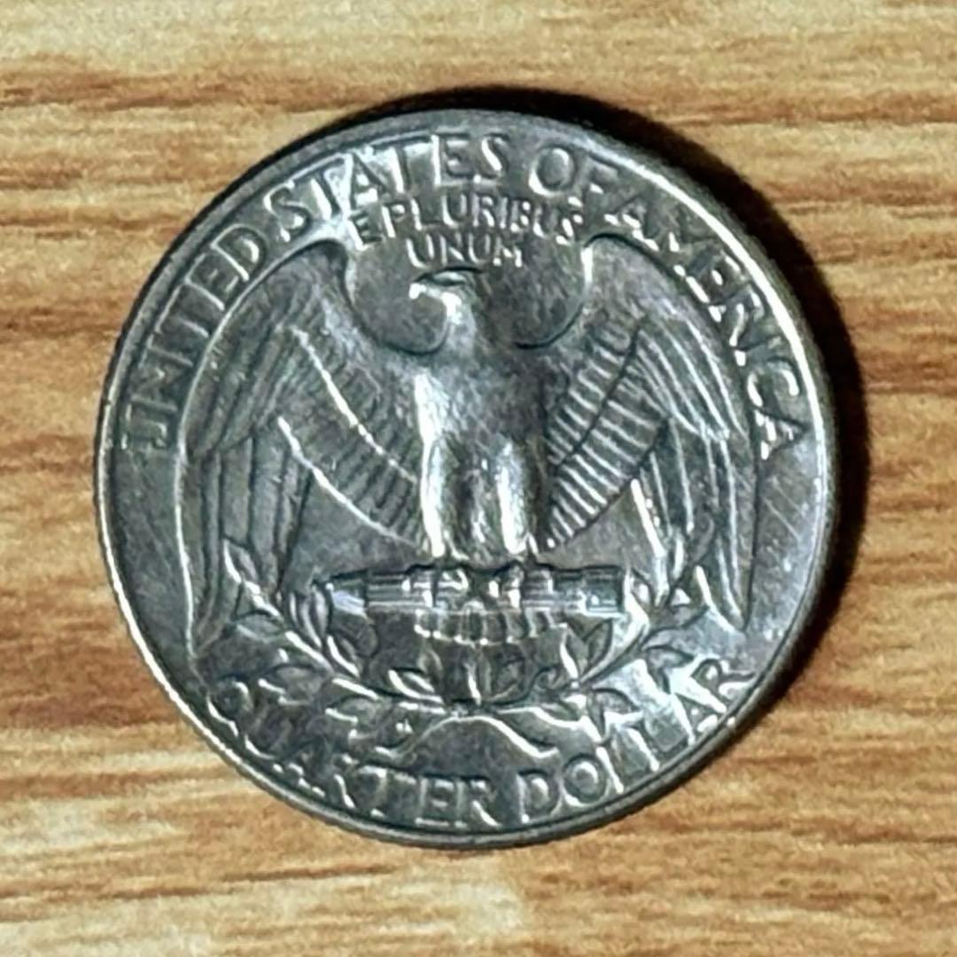 外国硬貨】アメリカ合衆国 25セント硬貨 クォーターダラー 1983年