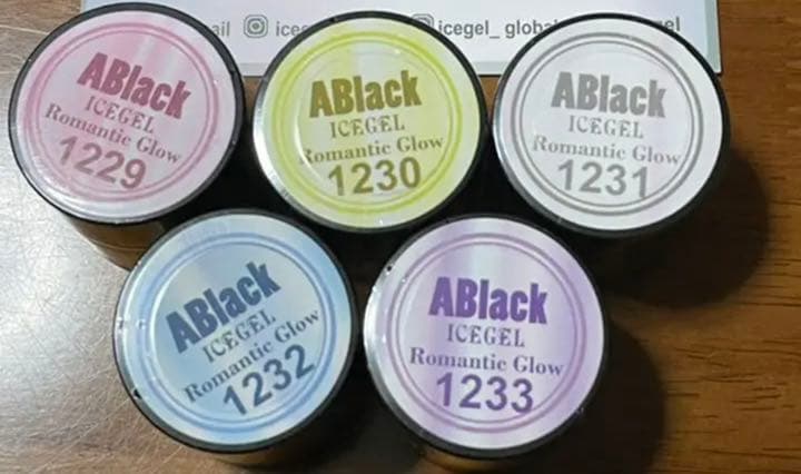 アイスジェル　ロマンティックグロージェル５色セット