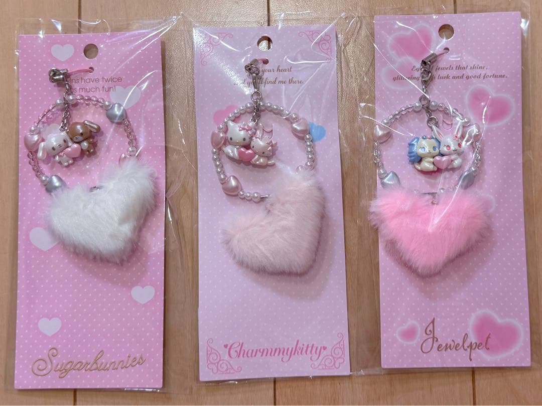 サンリオ ストラップ 平成うまれキャラクター ふわふわハート